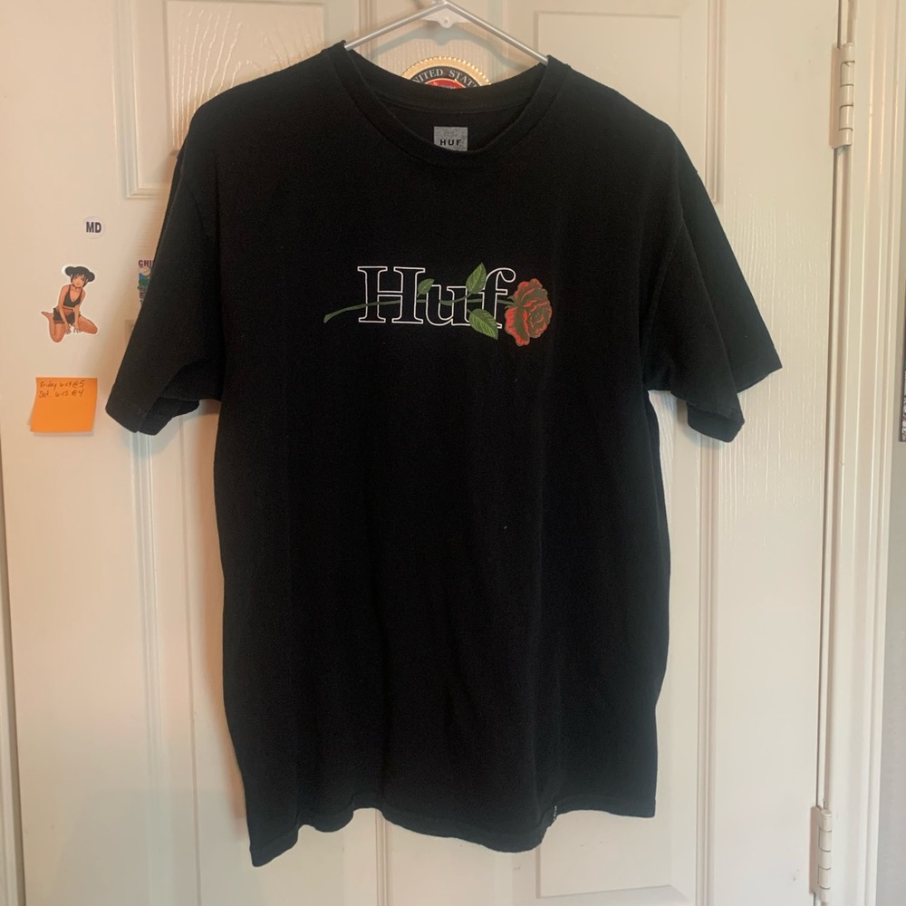 BLACK ROSE🌹HUF MEDIUM TEE